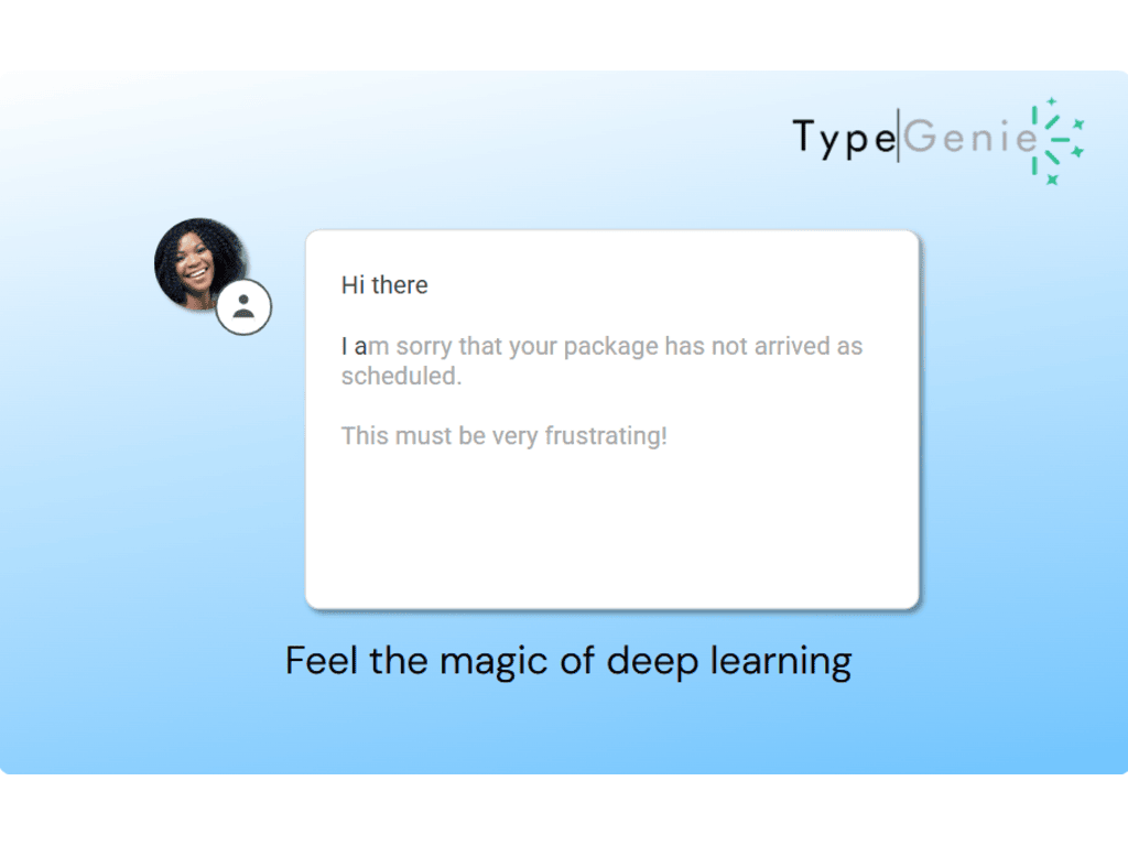 TypeGenie Smart Autocomplete dashboard view — AI and Bots app on the Zendesk Marketplace